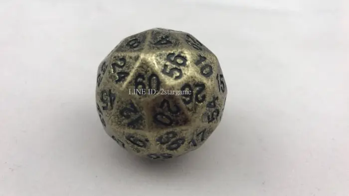 60面骰子( 金屬骰子 MA6001 仿古)