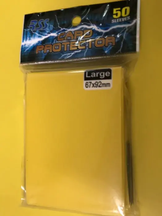 卡套 立體磨砂(黃) 67x92mm 50張