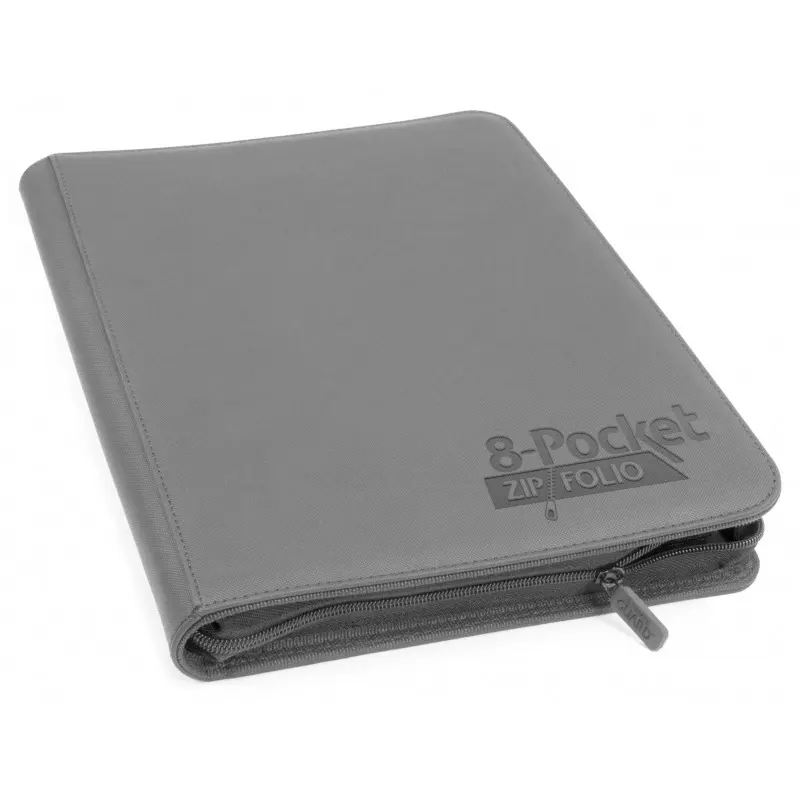 UGD010439 Zipfolio XenoSkin™ 8-Pocket 灰色(拉鍊式卡冊)
