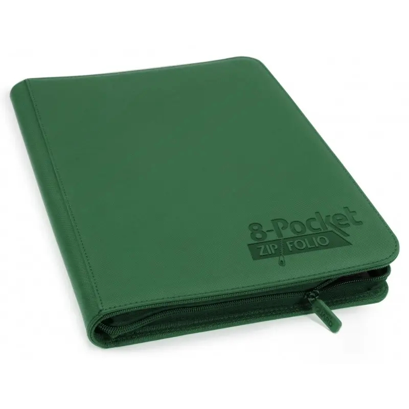 UGD010436 Zipfolio XenoSkin™ 8-Pocket 綠色(拉鍊式卡冊)