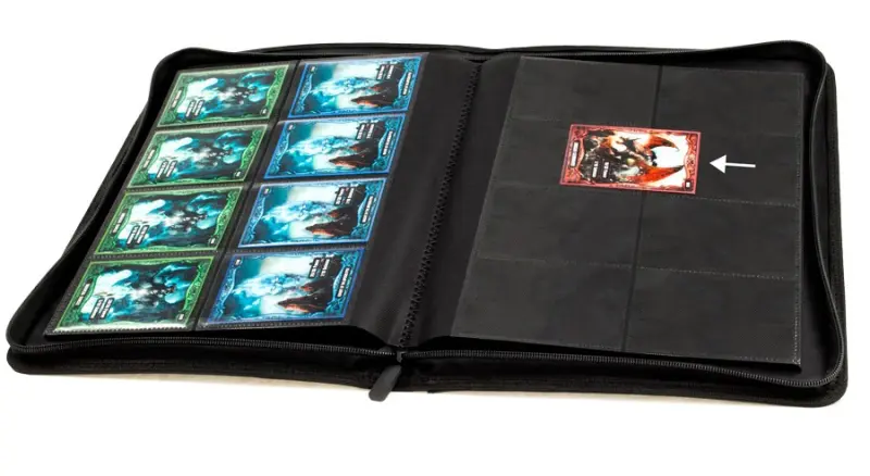UGD010437 Zipfolio XenoSkin™ 8-Pocket 白色(拉鍊式卡冊)