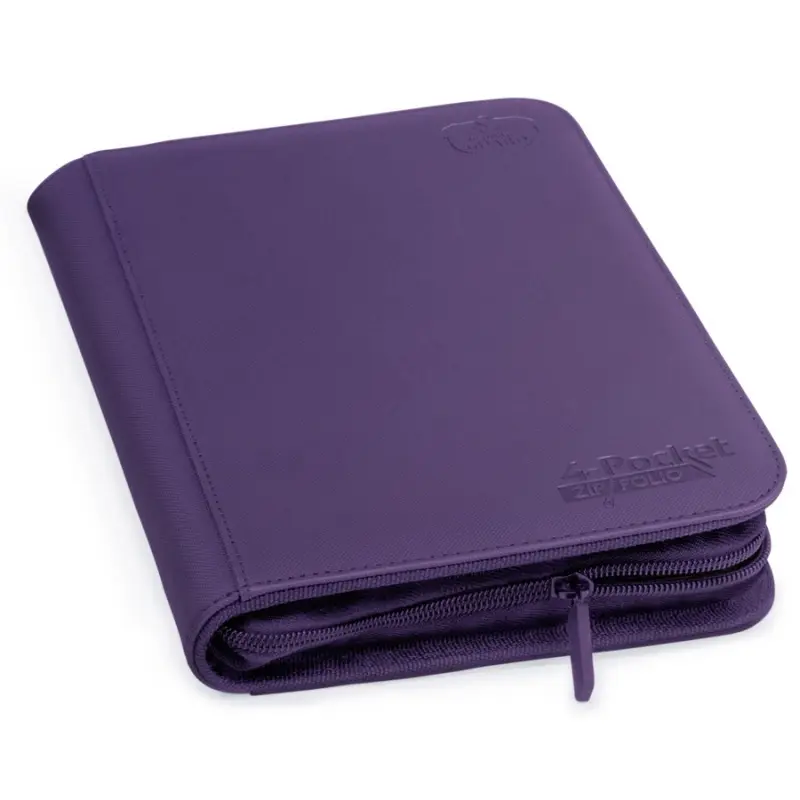 UGD010430 Zipfolio XenoSkin™ 4-Pocket 紫 (拉鍊式卡冊)