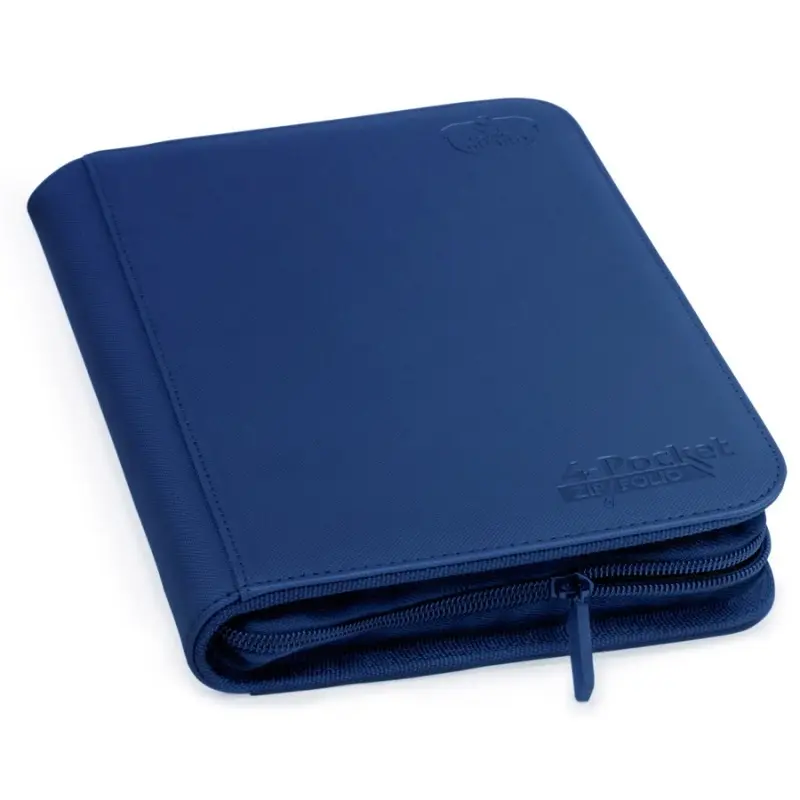 UGD010354 Zipfolio XenoSkin™ 4-Pocket 深藍 (拉鍊式卡冊)