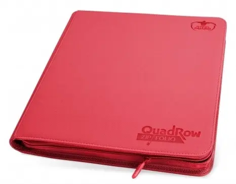 QuadRow Zipfolio 24-pocket Red UGD010468 (拉鍊式卡冊)