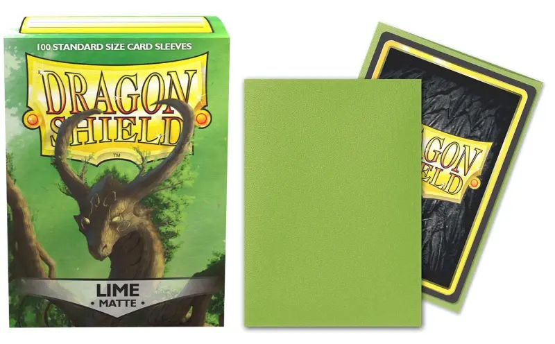龍盾卡套 Lime MATTE AT-11038 DRAGON SHIELD 100張 磨砂系列
