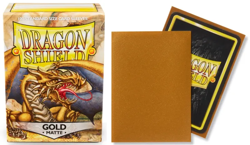 龍盾卡套 GOLD MATTE AT-11006 DRAGON SHIELD 100張 磨砂系列