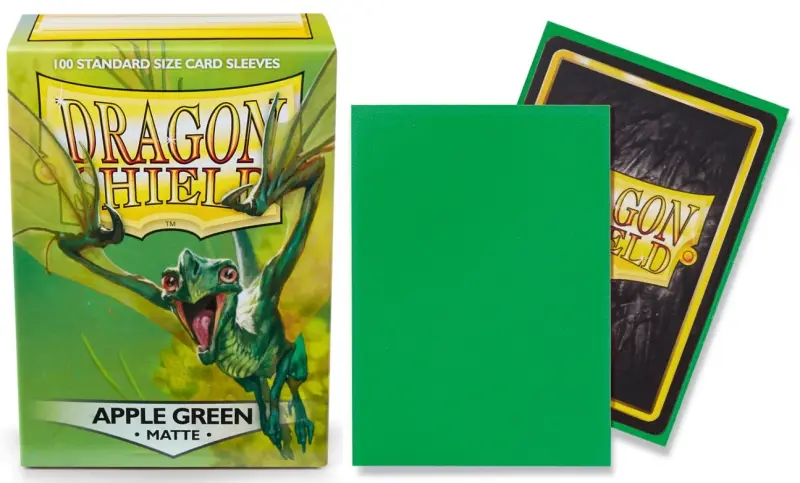 龍盾卡套 APPLE GREEN MATTE AT-11018 (蘋果綠) DRAGON SHIELD 100張 磨砂系列