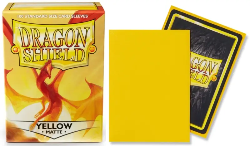 龍盾卡套 Yellow MATTE AT-11014 DRAGON SHIELD 100張 磨砂系列
