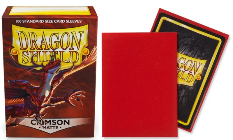 龍盾卡套 Crimson MATTE AT-11021 DRAGON SHIELD 100張 磨砂系列