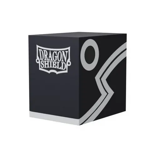 龍盾雙層卡盒 黑＆黑 AT-30602 Dragon Shield Double Shell Box - Black & Black