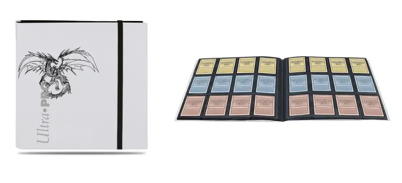 UltraPRO #84693【白色十二格收集冊Deck Builder's Playset PRO-Binder - White】