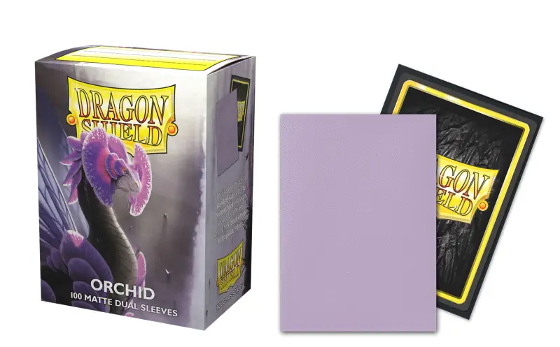 龍盾 決鬥磨砂卡套 Dragon Shield DS100 Dual Matte Orchid AT-15041 蘭紫色