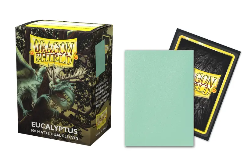 龍盾 決鬥磨砂卡套 Dragon Shield DS100 Dual Matte Eucalyptus AT-15049 尤加利綠