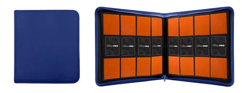 #15740【亮彩系列拉鍊式12格收集冊-藍色】Vivid 12-Pocket Zippered PRO-Binder
