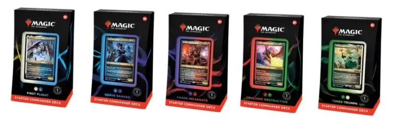 魔法風雲會 初階指揮官套牌 Starter Commander Decks