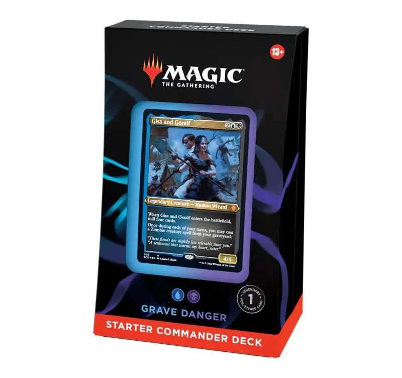 魔法風雲會 初階指揮官套牌 Starter Commander Decks 極度危險（藍黑）Grave Danger (Blue-Black)