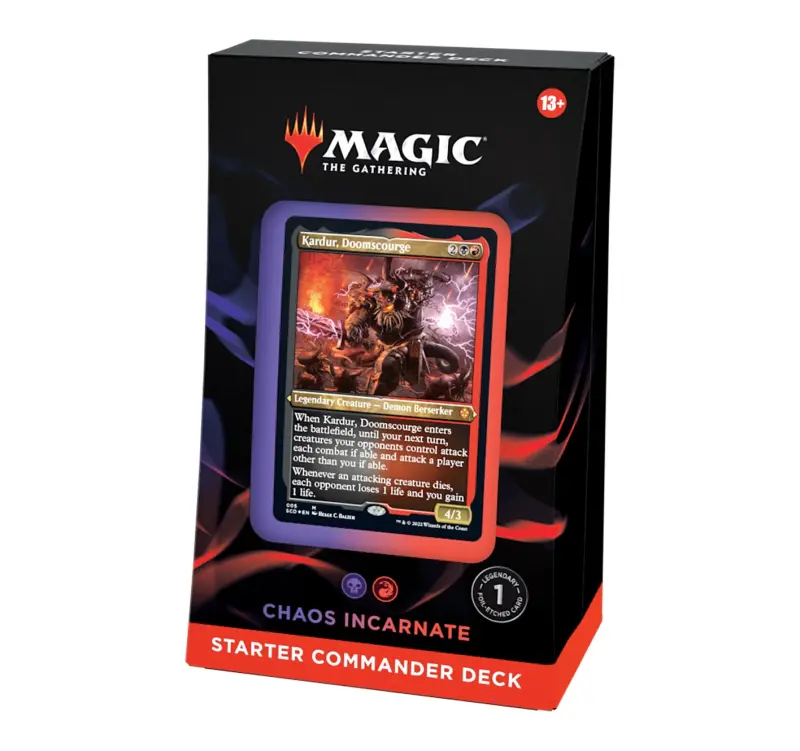 魔法風雲會 初階指揮官套牌 Starter Commander Decks 混沌化身（黑紅）Chaos Incarnate (Black-Red)