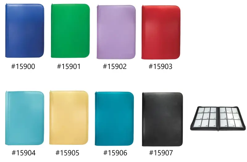 亮彩系列拉鍊式9格收集冊 Vivid 9-Pocket Zippered PRO-Binder