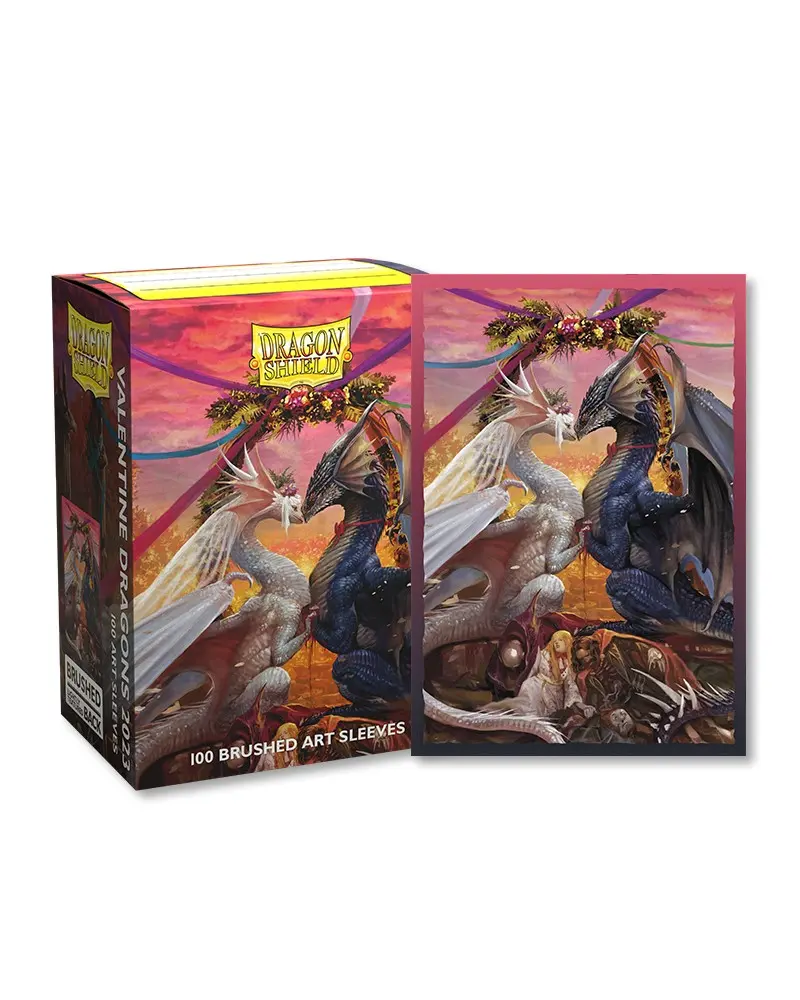 龍盾卡套 Valentine Dragons 2023 - Brushed Art Sleeves - Standard Size