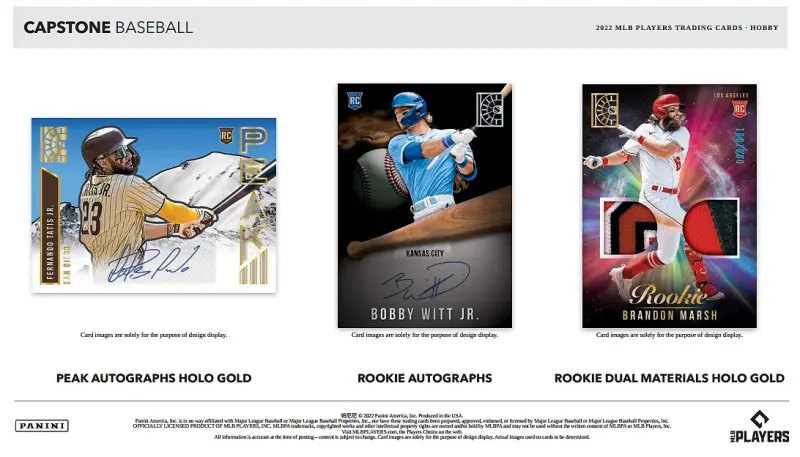 2022 Panini Capstone Baseball 棒球卡頂石系列 球員卡 棒球卡