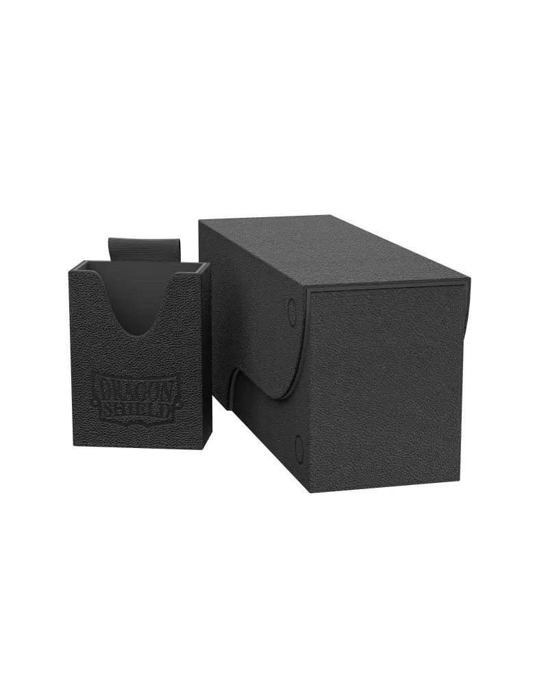 龍盾Dragon Shield - 300+龍巢系列卡盒 黑色/黑色 Nest+ 300 Deck Box - Black/Black - AT-40406
