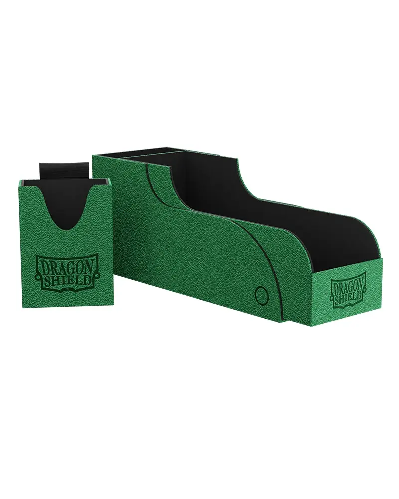 龍盾Dragon Shield - 300+龍巢系列卡盒 綠色/黑色 Nest+ 300 Deck Box - Green/Black - AT-40408