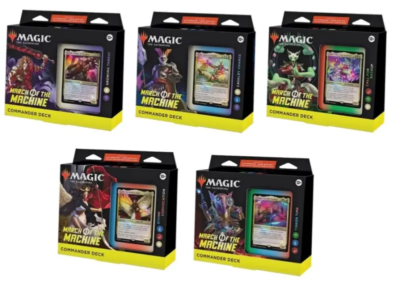 魔法風雲會 邪軍壓境指揮官套牌 March of the Machine Commander Decks