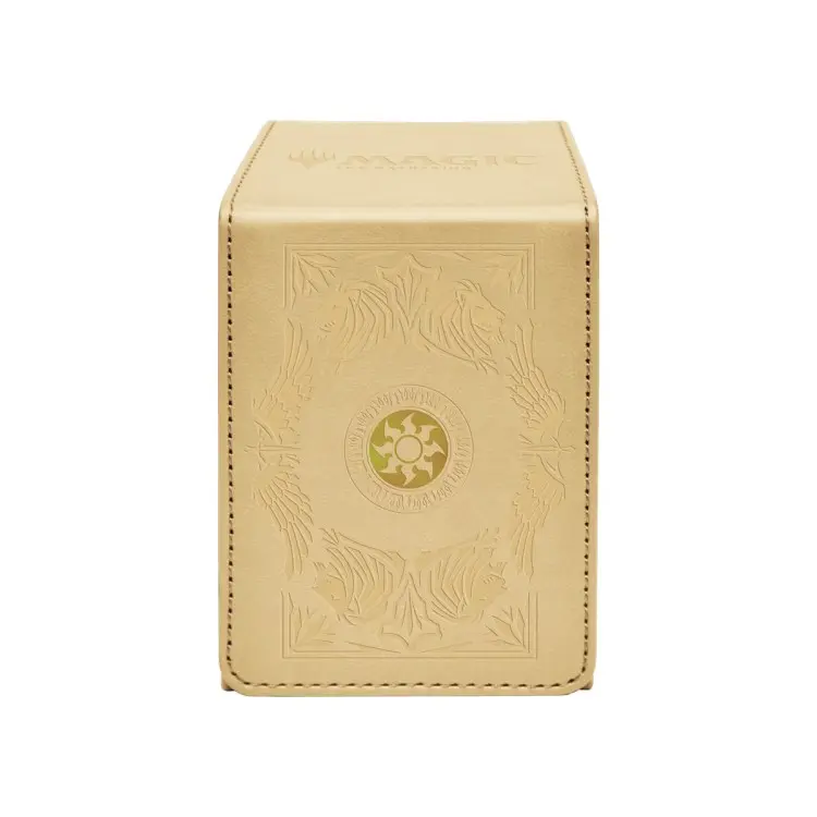 UltraPro 魔法力主題系列 卡盒 Alcove Flip Deck Box 平原款 19255(白)