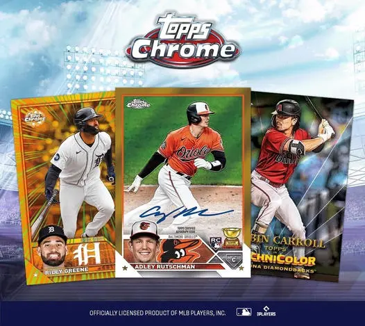 2023 MLB Topps Chrome棒球卡鉻系列 Hobby盒 Hobby Jumbo盒