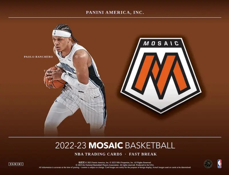 2023 NBA Panini Mosaic Fast Break 籃球卡