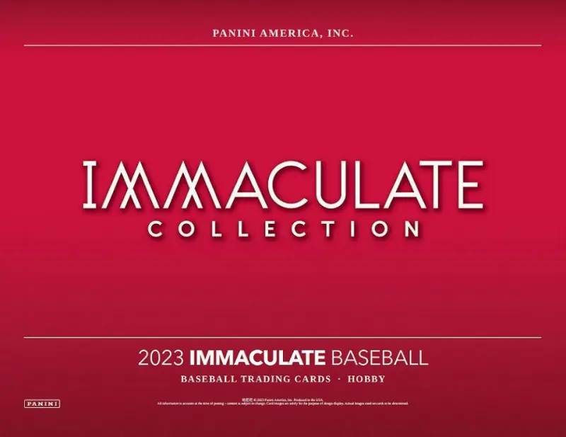 2023 Panini Immaculate Baseball 棒球卡