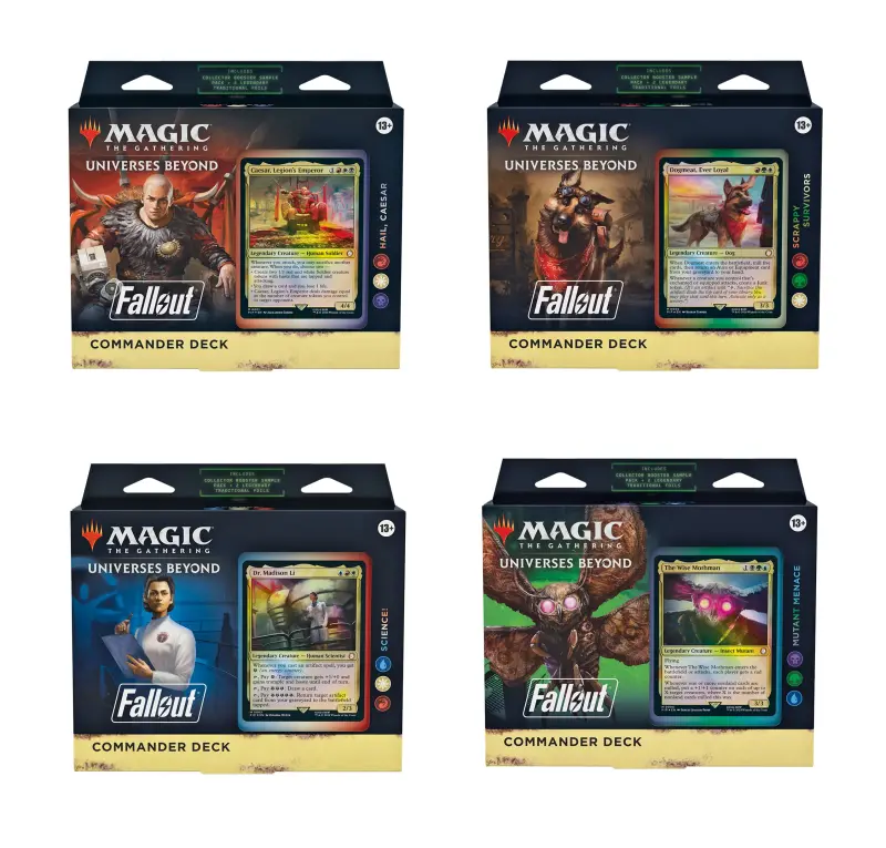 魔法風雲會 異塵餘生指揮官套組 Magic: The Gathering Fallout Commander Deck Bundle
