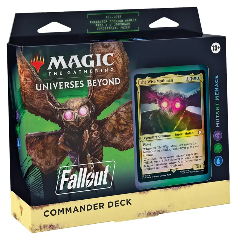 魔法風雲會 異塵餘生 指揮官套牌 SD4 Mutant Menace Magic: The Gathering Fallout Commander Deck