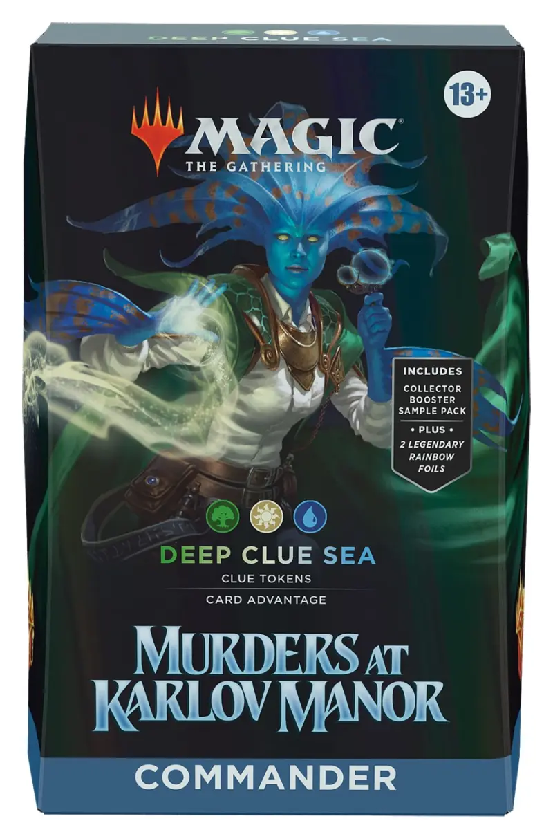 魔法風雲會 卡洛夫莊園謀殺案指揮官套牌 Commander Deck SD3 Deep Clue Sea
