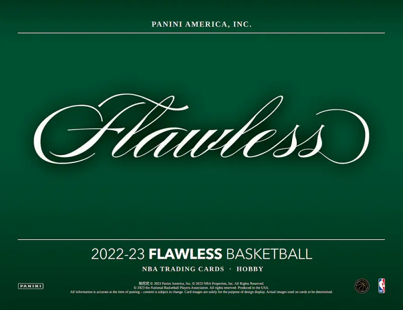 2022/23 NBA Panini Flawless BASKETBALL 籃球卡
