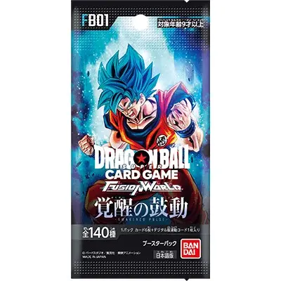 七龍珠 FUSION WORLD ブースターパック 覚醒の鼓動 FB01 覺醒之鼓動 補充包 Dragon Ball Super Card Game FUSION WORLD 七龍珠超
