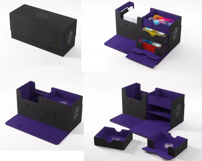 Gamegenic The Academic 133+ XL PREMIUM DECK BOXES 外黑內紫SKU: GGS20183ML