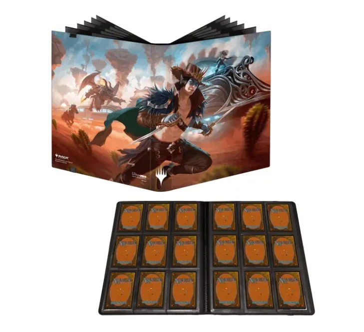 魔法風雲會 光雷驛鏢客 #38375卡冊9格(18格) Outlaws of Thunder Junction Marketing Art 9-Pocket PRO-Binder for Magic: The Gathering