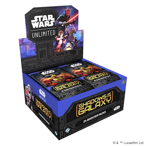 星際大戰無極限TCG 第二彈-銀河之影 補充包 Star Wars Unlimited Shadows of the Galaxy: Booster Display En