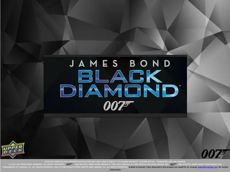 Upper Deck Black Diamond James Bond 收藏卡