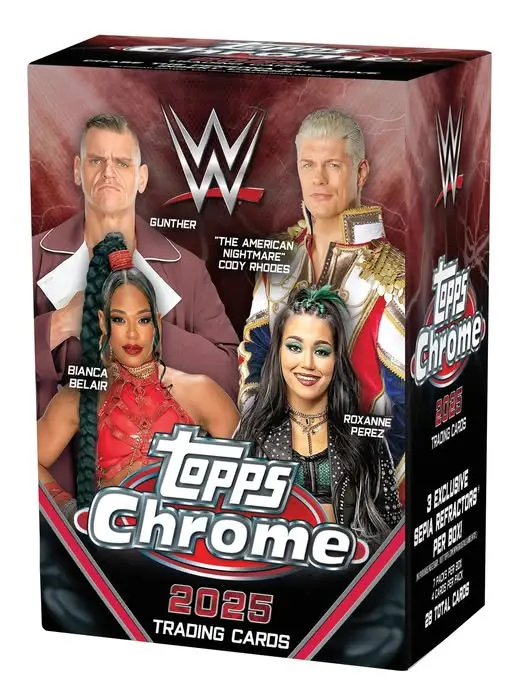 2025 Topps WWE Chrome摔角卡鉻版系列 Value Box盒