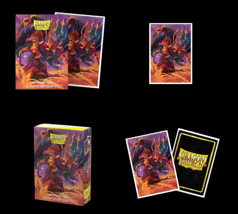 龍盾Dragon Shield - 魔砂美術卡套 AT-12628 The Fallen - Matte Art Sleeves - Japanese Size- 日規尺寸卡套(60入)