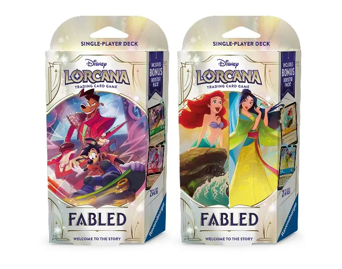 迪士尼TCG Disney Lorcana第9彈 Fabled 單人牌組 (1套2款單人牌組)