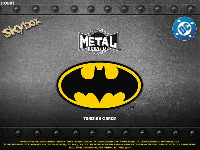 2025 DC Skybox Metal Universe Batman蝙蝠俠 收藏卡