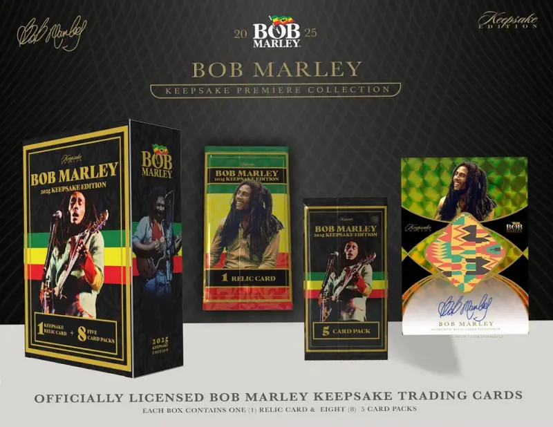 2025 Bob Marley Keepsake Premiere Edition 雷鬼之父 巴布.馬利首次收藏卡