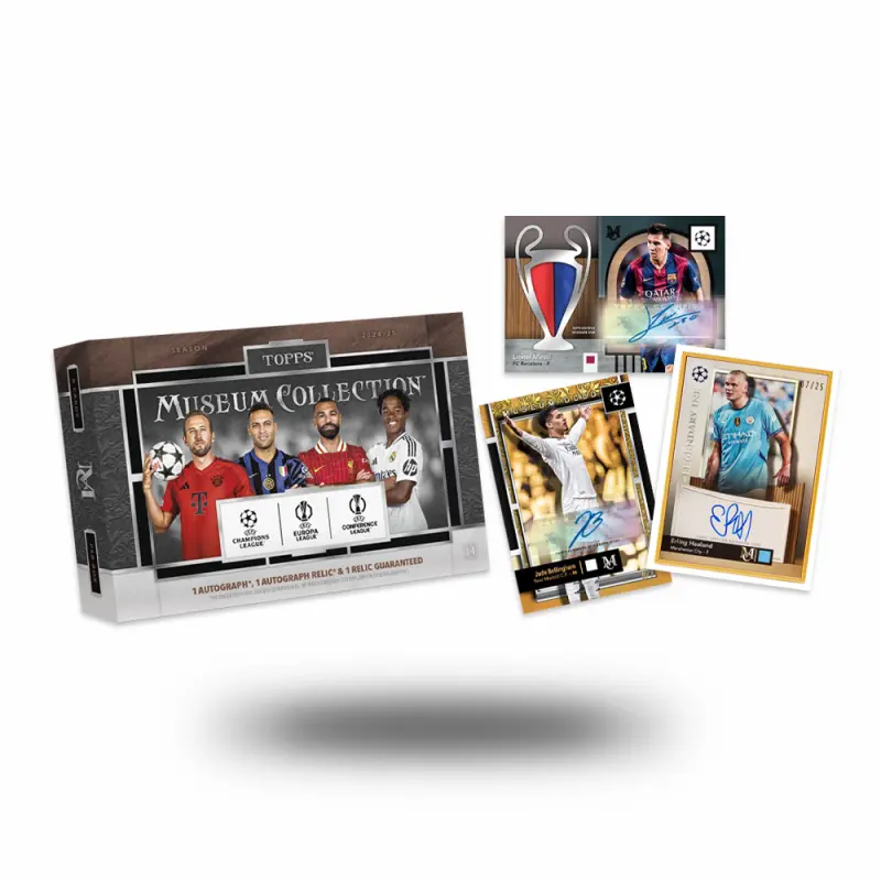 2025 Topps Museum UEFA Club Competitions歐冠盃足球卡博物館系列