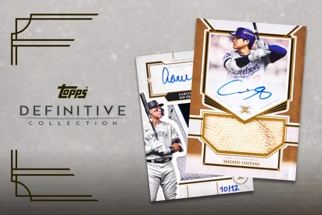 2025 MLB Topps Definitive Collection棒球卡權威收藏系列