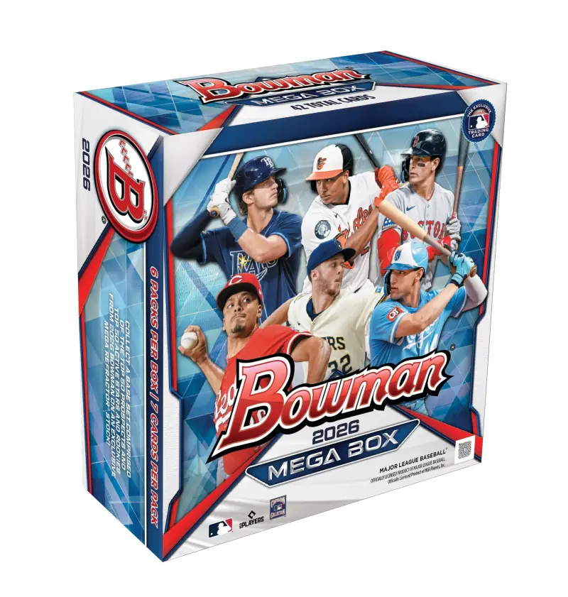 2026 MLB Bowman棒球卡弓箭手系列 Mega Box盒 Baseball 棒球卡