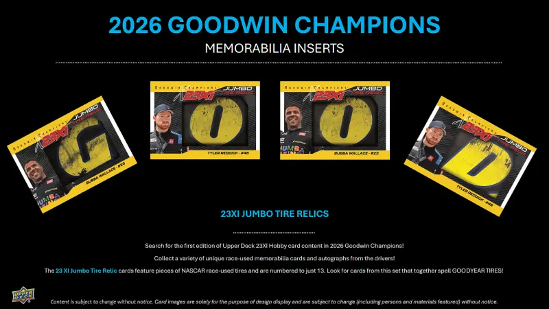 2026 Upper Deck Goodwin Champions 收藏卡