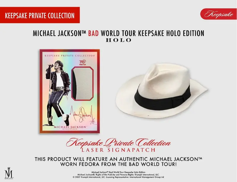 Michael Jackson 「Bad」 World Tour Keepsake - Holo Breakers全息盒